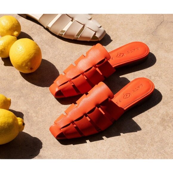 Katy Perry Women's the Confidant Fisherman Square Toe Mules - Flame - Picture 1 of 4